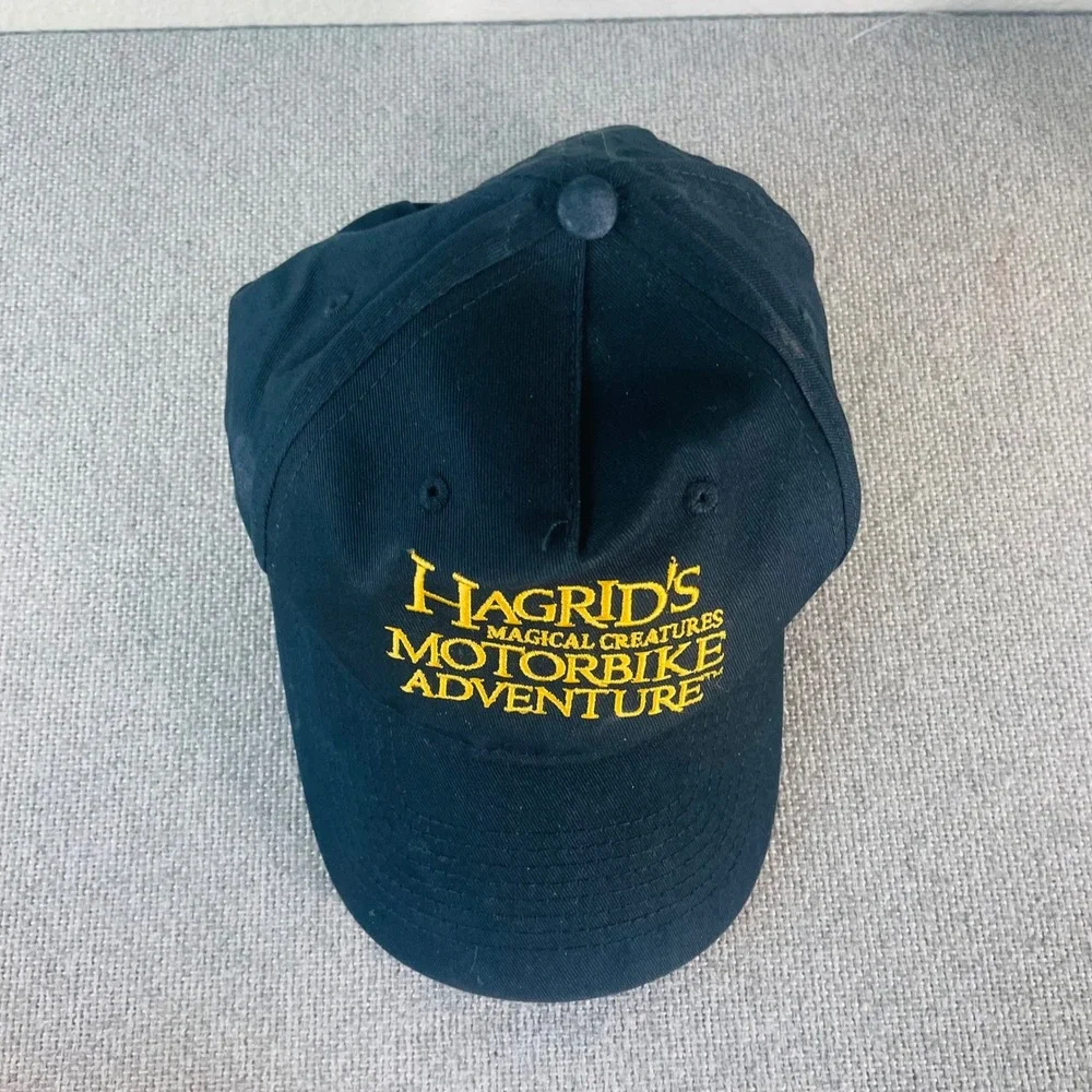 Universal Studios Harry Potter Hagrids Motorbike Adventure Black Baseball Hat